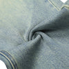Men's Heavy-Washed Punk Loose Wide-Leg Straight Jeans