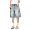 Wash Utility Pocket Denim Shorts