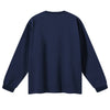 Solid Loose Fit Side Split Hem Long Sleeve T-Shirt