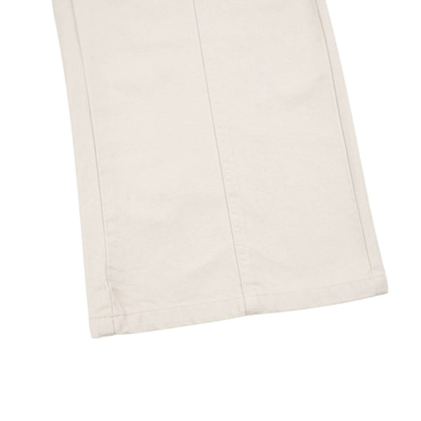 Vintage Washed Curved Panel Barrel-Leg Pants