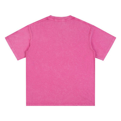 Washed Faded Baggy Cotton Tee 7.5oz
