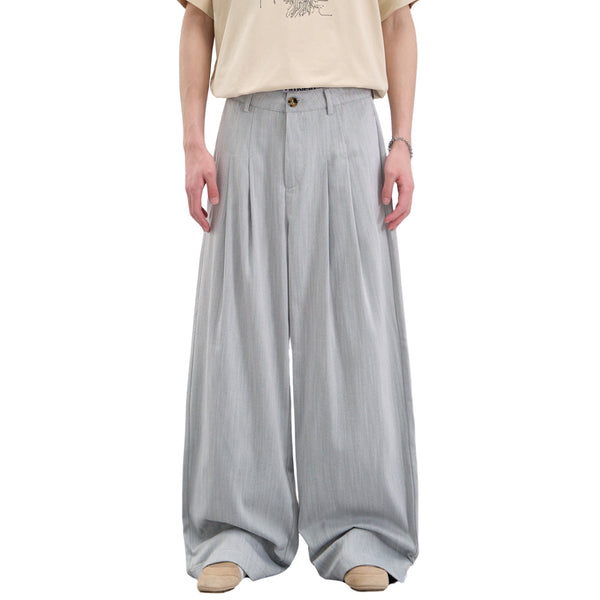American Vintage Pleated Wide-Leg Pants