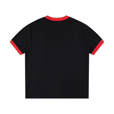 Crew Neck Boxy Fit Ringer Tee 220gsm