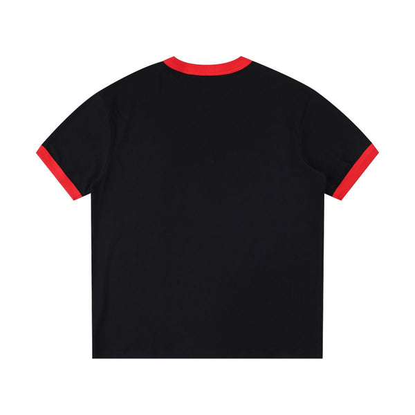 Crew Neck Boxy Fit Ringer Tee 220gsm
