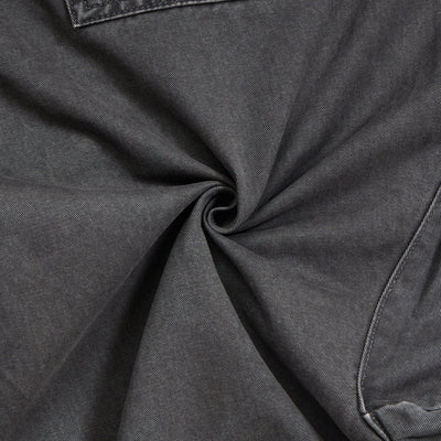 Multi-Pocket Baggy Cargo Cropped Pants