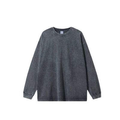 Vintage Tie-Dye Heavy Cotton Long-Sleeve T-Shirt 275gsm