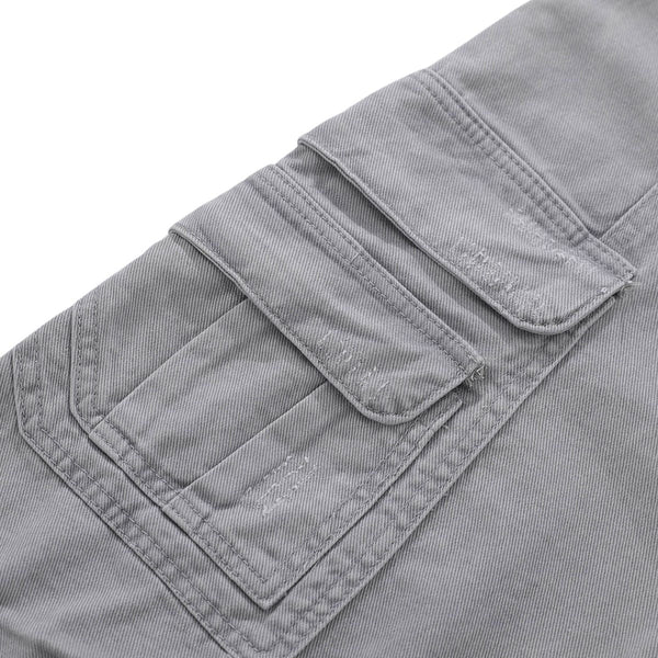 Multi Pocket Cargo Denim Shorts