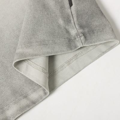 Structured Seams Minimalist Gradient Contemporary Design Tee