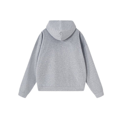 Vintage Boxy Full Zip Hooded Sweatshirt