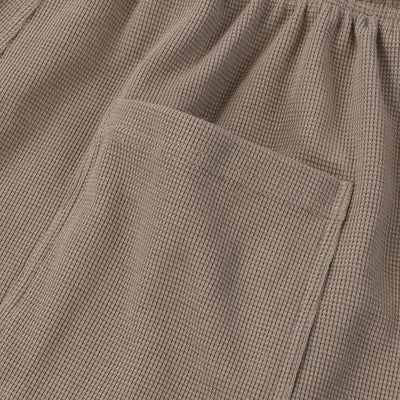 Premium Waffle Knit Side-Slit Shorts