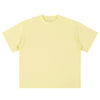 Relaxed Fit Boxy Solid Color Minimal Tee