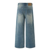 High Rise Wide Leg Vintage Light Wash Jeans