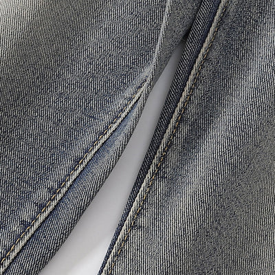 Distressed Patched Star Detail Jeans