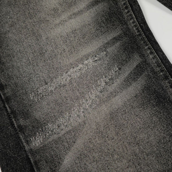 Whisker Fade Distressed High Street Loose Jeans