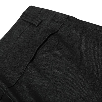 Men's Vibe Denim Workwear Wide-Leg Pants with Zipper Pockets