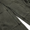 Men's Distressed Washed Denim Cargo Pants Punk Street Loose Zipper