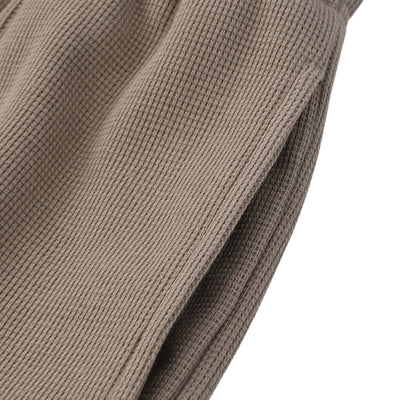 Premium Waffle Knit Side-Slit Shorts