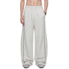 Colorblock Seam Detail Curved Leg Pants