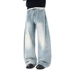 Vintage Fade Sculptural Barrel Leg Denim Jeans