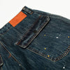 Paint Splatter American High Street Wide Denim