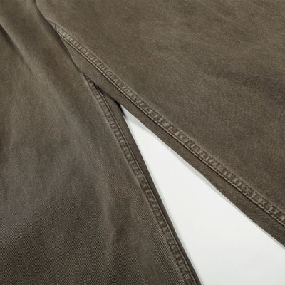 High-Waisted Wide-Leg Button Front Vintage Pants
