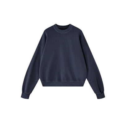 Vintage Washed Terry Crewneck Streetwear Sweatshirt