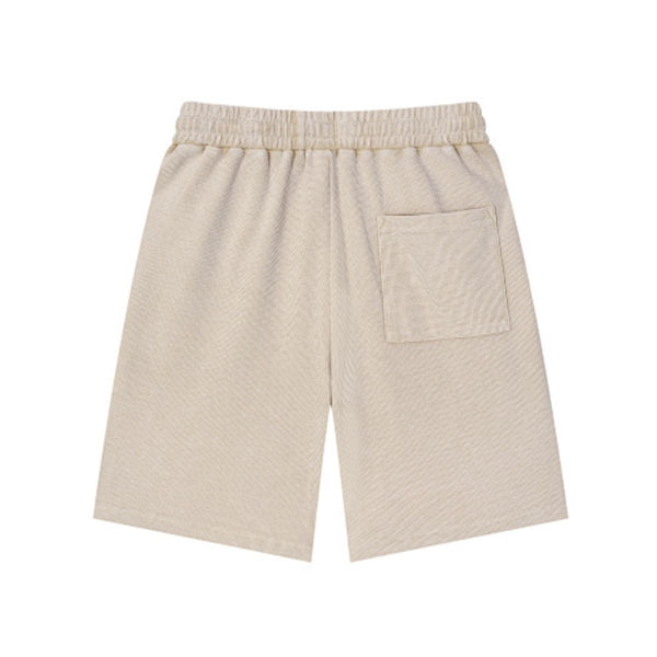 340G Waffle Knit Relaxed Fit Shorts