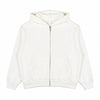 Boxy Cropped 340G Thermal Fleece Zip Hoodie