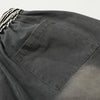 Casual Wide Leg Cargo Pants Striped Elastic Waistband