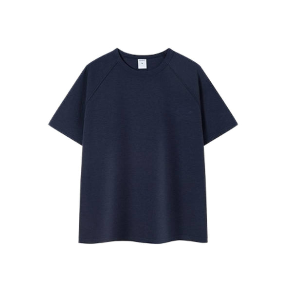 Heavyweight Ladder Cotton Raglan Sleeve Textured Oversized T-Shirt