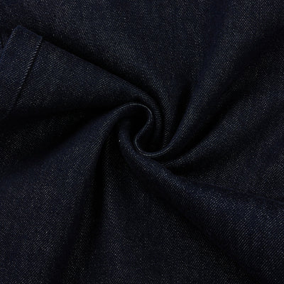 Vintage Loose Straight-Leg Denim Bermuda Shorts