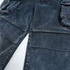 Washed Corduroy Deconstructed Relaxed Cargo Pants