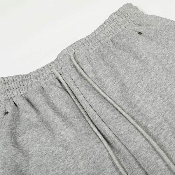 High Street Minimal Wide-Leg Drawstring Sweatpants