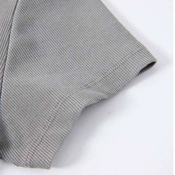 Vintage Washed Slim Fit Bodysuit Tee