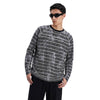 Vintage Dirty Dye Raglan Stripe Long Sleeve Tee