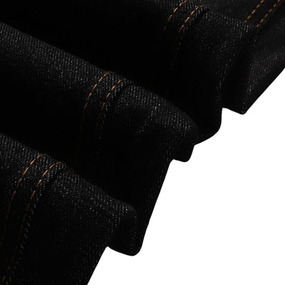 Raw Wash Wide Straight Denim Jeans