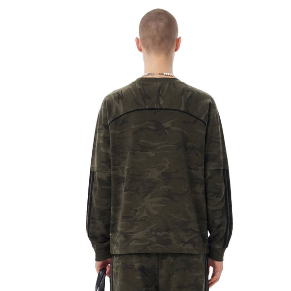 Streetwear  Camouflage Loose Fit Long Sleeve T-Shirt
