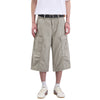 Vintage Washed Distressed Multi-Pocket Cargo Shorts