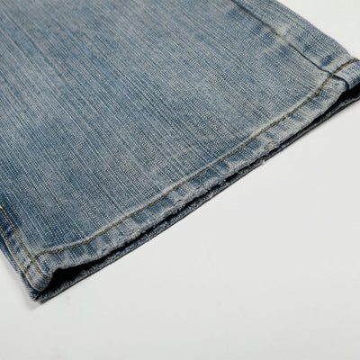 Light Wash High Waist Wide Jeans