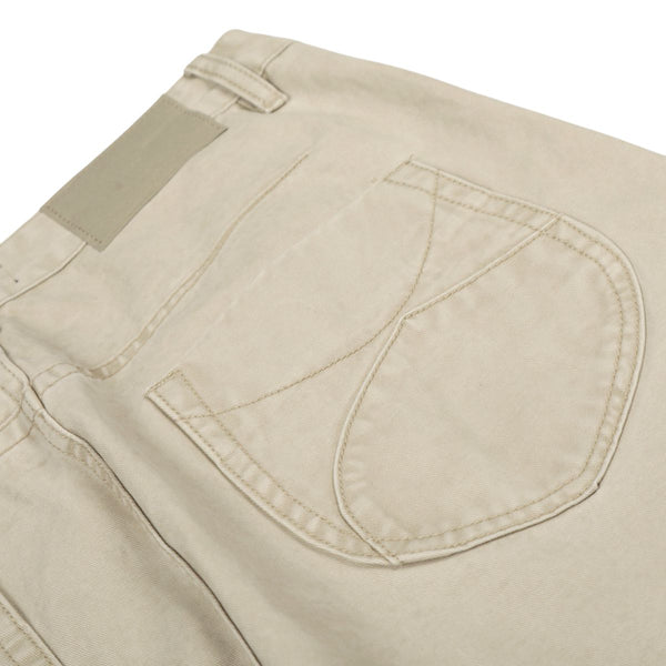 Vintage Scimitar-Wash Pleated Loose-Fit Wide-Leg Pants