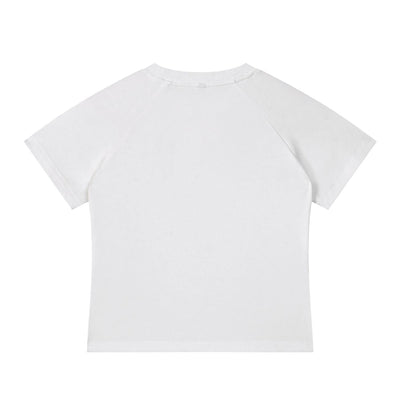 260G Snow Wash Oversized Raglan Sleeve T-Shirt