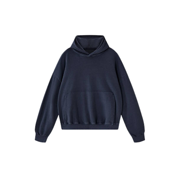 Retro Loose Washed Unique Pockets Hoodie