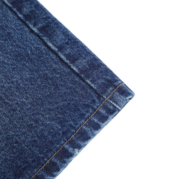 Vintage Washed Wide Leg Denim Shorts