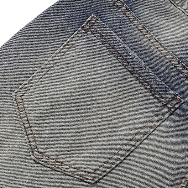 Vintage Frost Wash Button Fly Denim Shorts