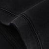 Black Washed Cotton Ripped Sweatshirt