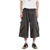Multi-Pocket Baggy Cargo Cropped Pants