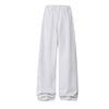 Premium Plain Pleated Seam Drape Wide Fit Stretch Pants