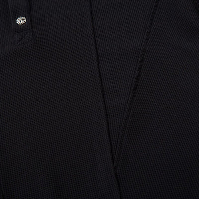 Vintage Waffle Knit Deconstructed Slim Crew Tee