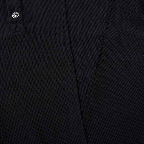 Vintage Waffle Knit Deconstructed Slim Crew Tee