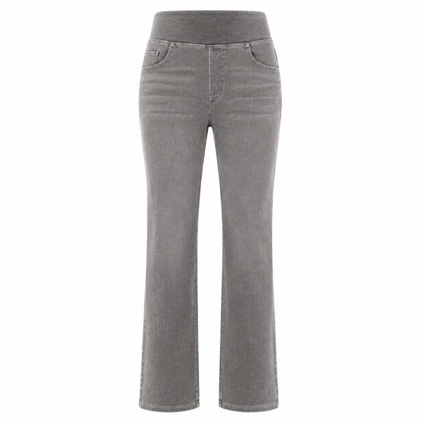 Vintage Washed High Waist Straight Leg Jeans